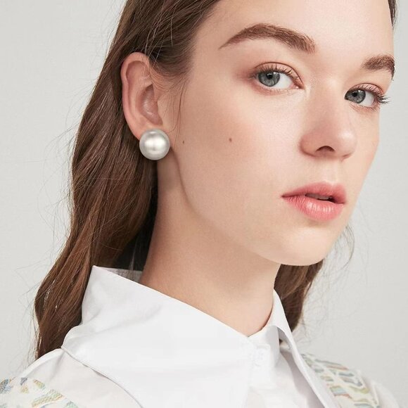 Women Silver Hoop Dangle Earrings Retro Multiple Styles Birthday Party Jewelry - Picture 3 of 7